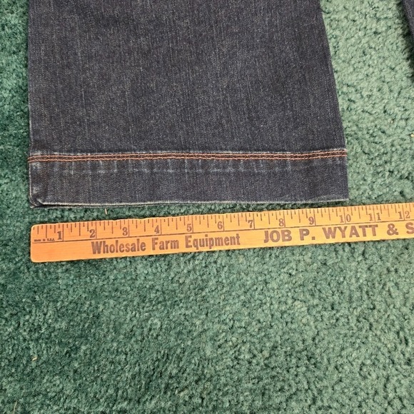 Cruel Girl Women's Jeans Sz 9 Rocky Mountain Clothing Wide Leg Pockets Stitching - Picture 7 of 11